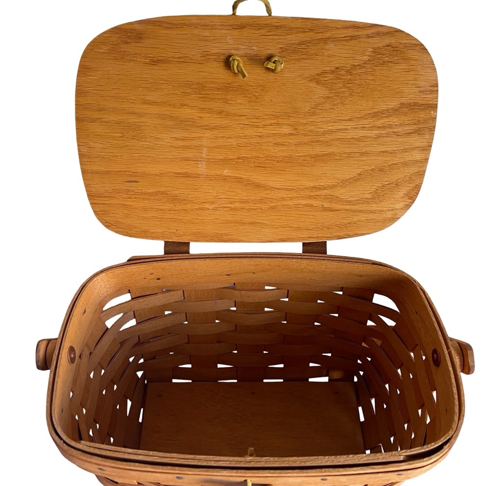 Vintage Longaberger Basket Purse - Picture 3 of 7